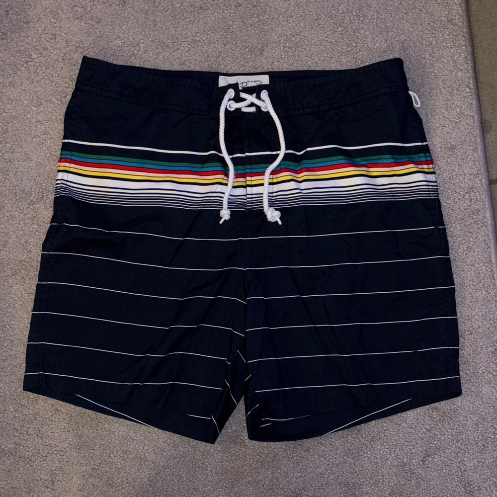 Original Penguin White Mesh Shorts